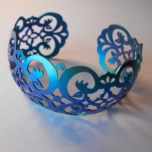 Colorful Anodized Niobium Cuff Bracelet